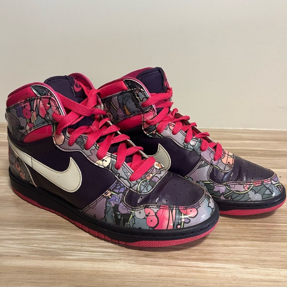 Nike Dunk High Premium “Cherry Blossom” – Women’s 10 – Rare Floral Print
